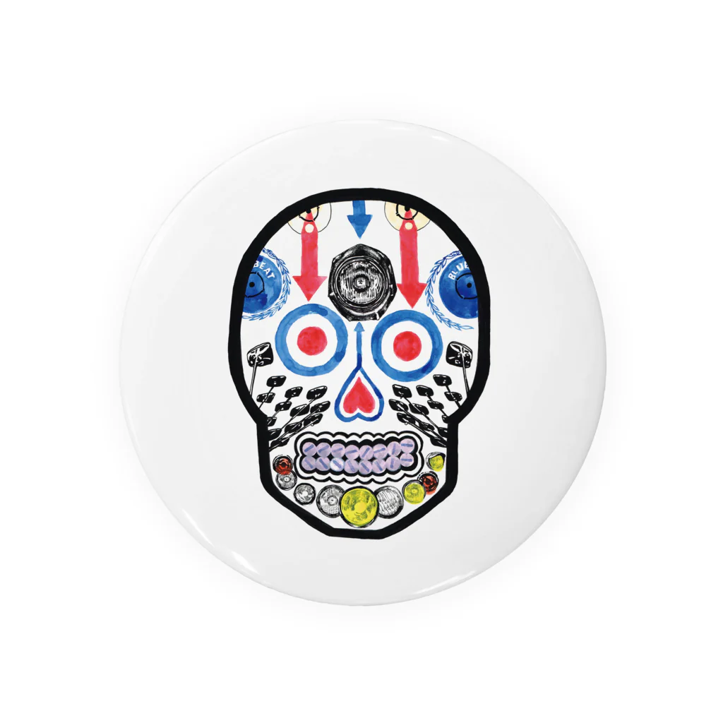 Asako ShibutaniのMods calavera Tin Badge