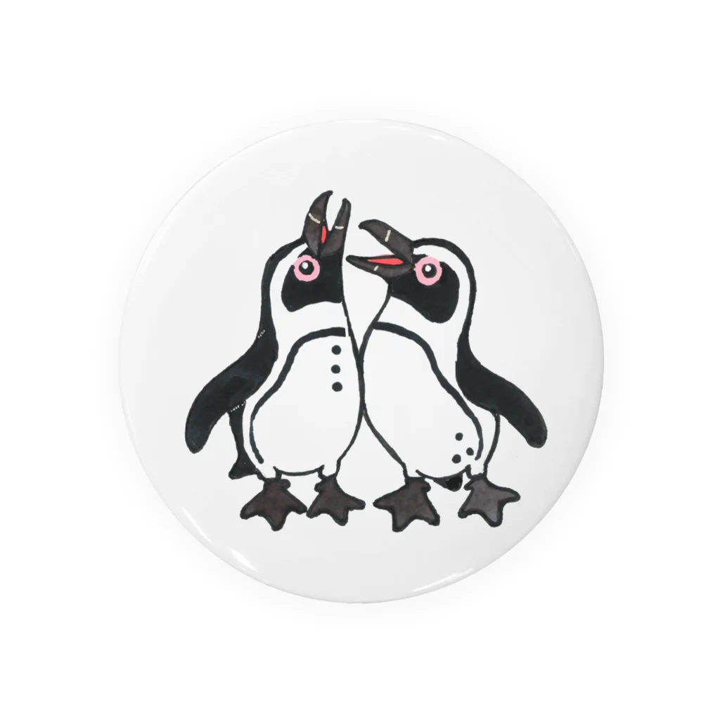 penguininkoの仲良く鳴き交わす🐧🐧 缶バッジ