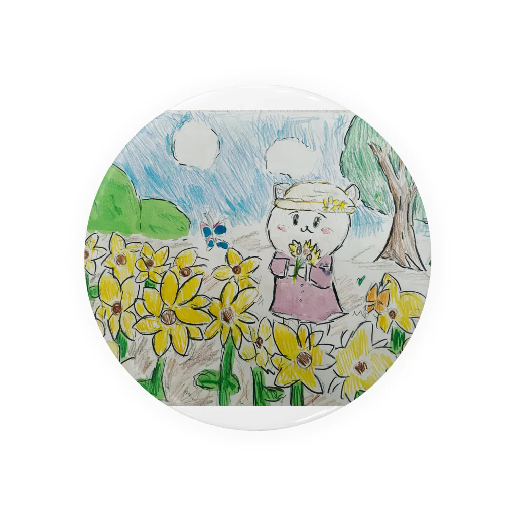 かのパピのお花畑とわたし Tin Badge