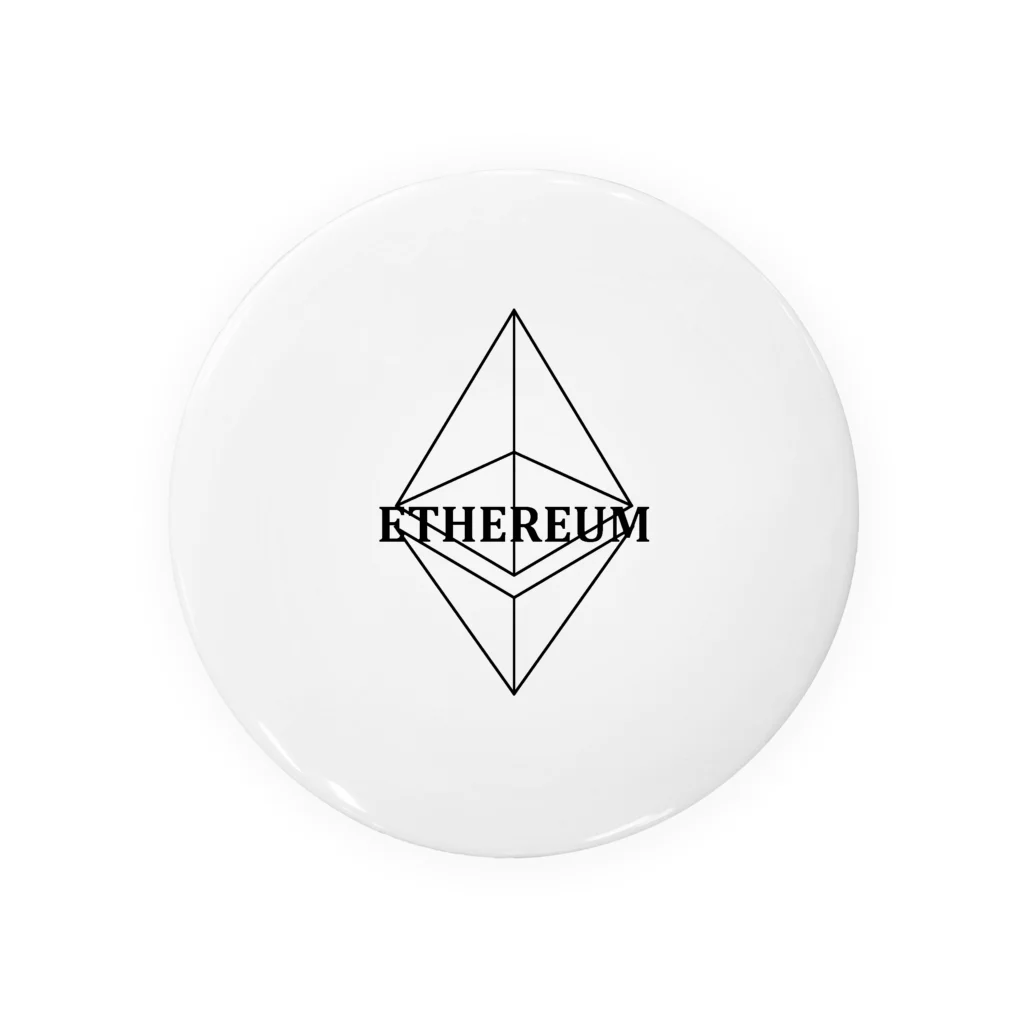 BBdesignのイーサリアム　ETH４ 缶バッジ