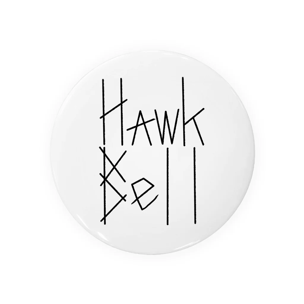 T.U.W².O.B.A. AP SHOPのHawk Bell Logo Black Tin Badge