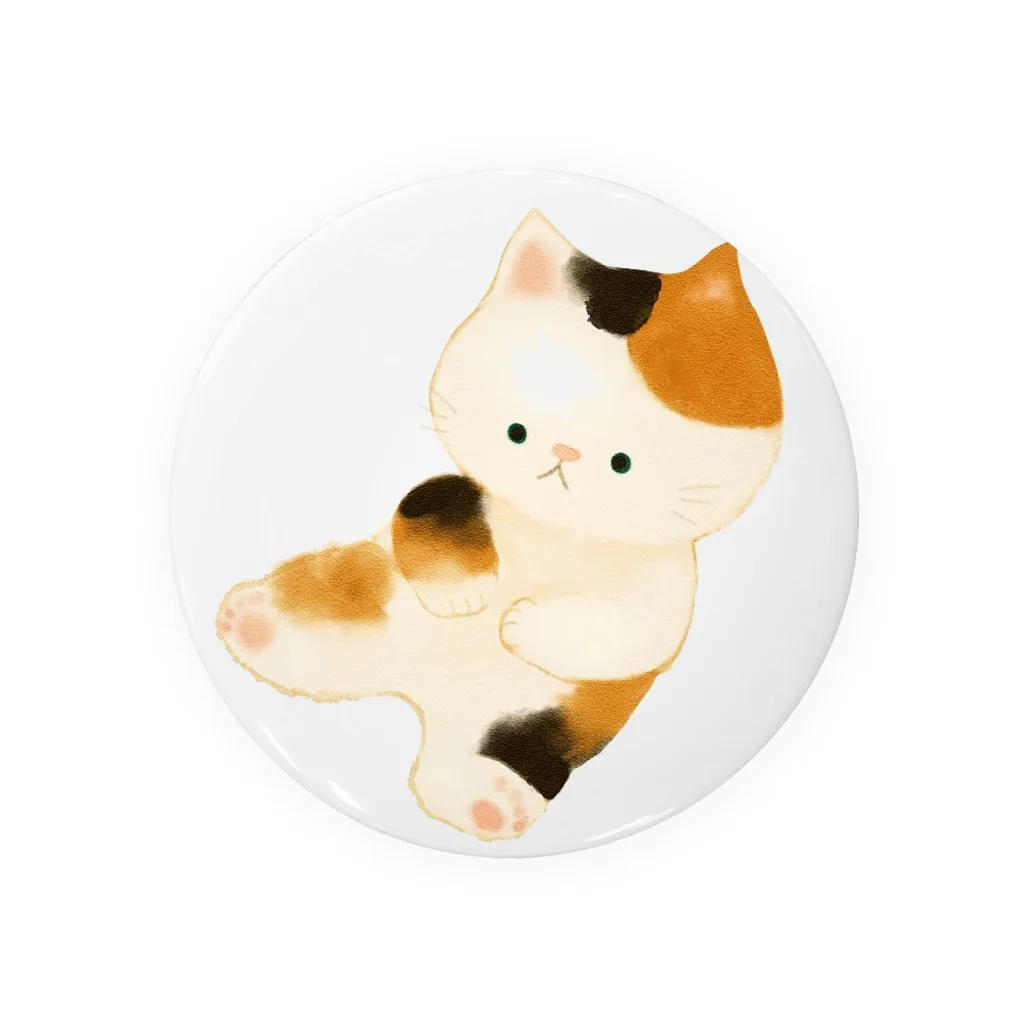 エビフライ生活のくたくたねこ Tin Badge