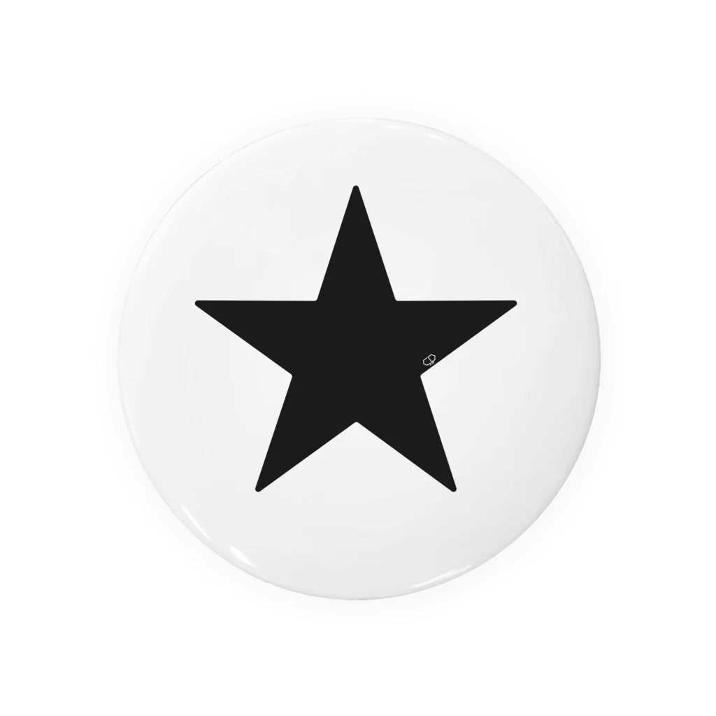 SYMBOLのBlack Star Tin Badge