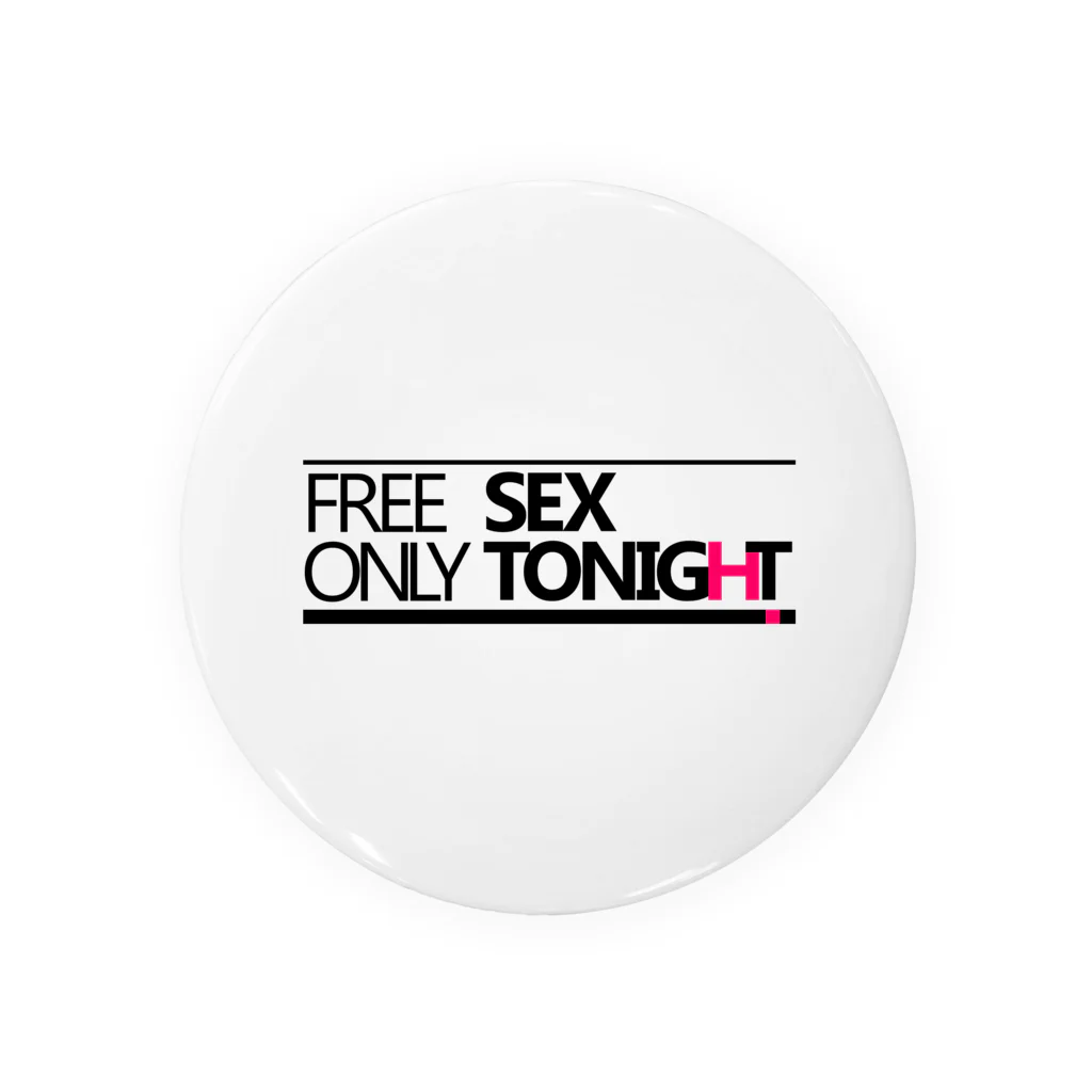 ONLY TONIGHTのFREE SEX Tin Badge