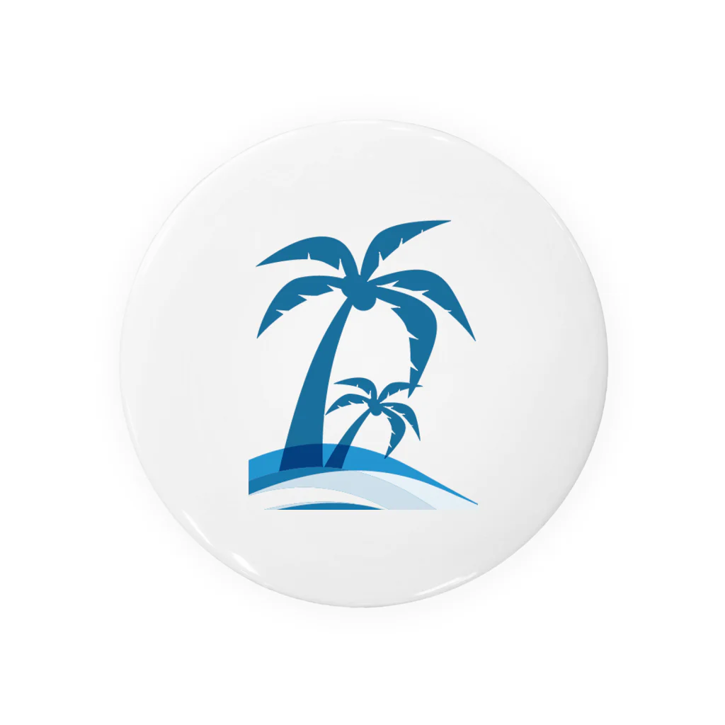 BBdesignのsummer beach Tin Badge