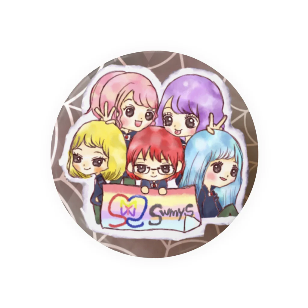 ぺろゆか@森.R6S.マイクラのSwmys缶バッジ Tin Badge