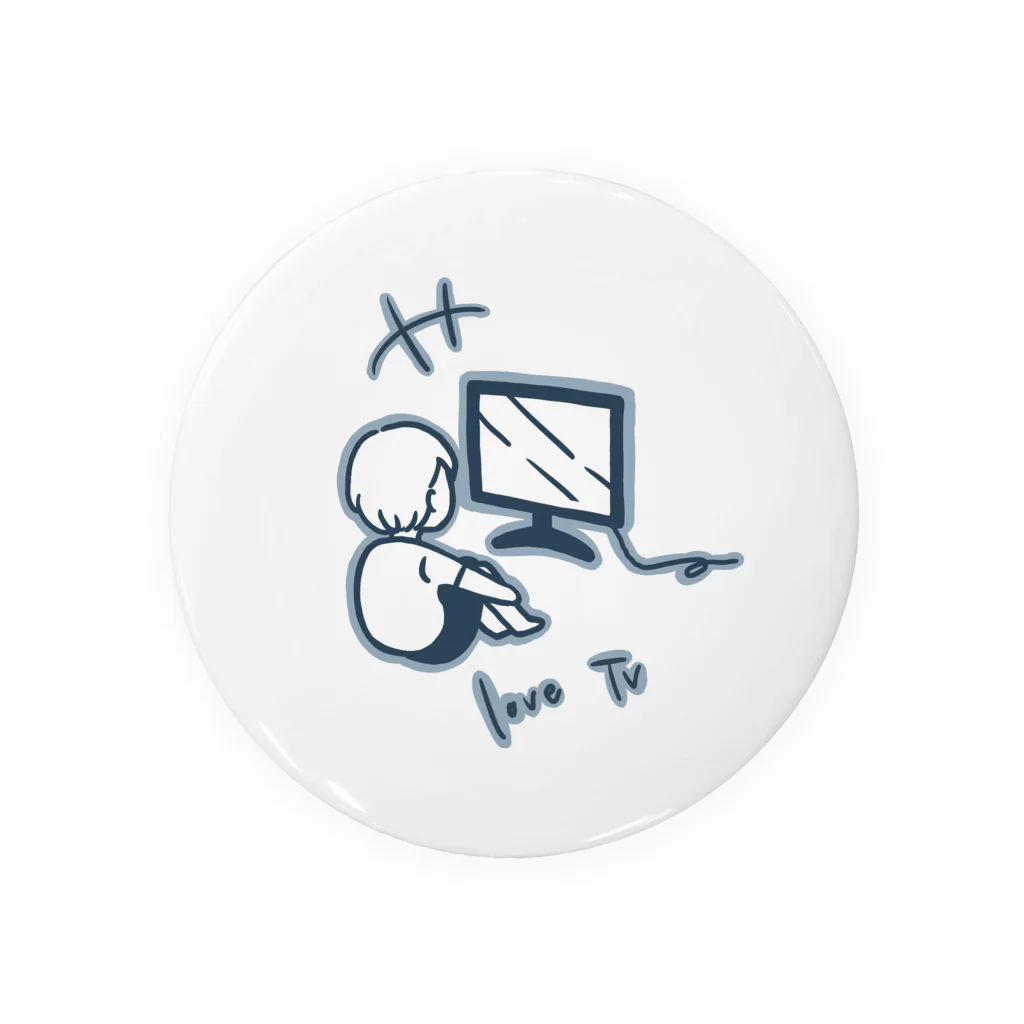 mamikoのテレビっ子 Tin Badge