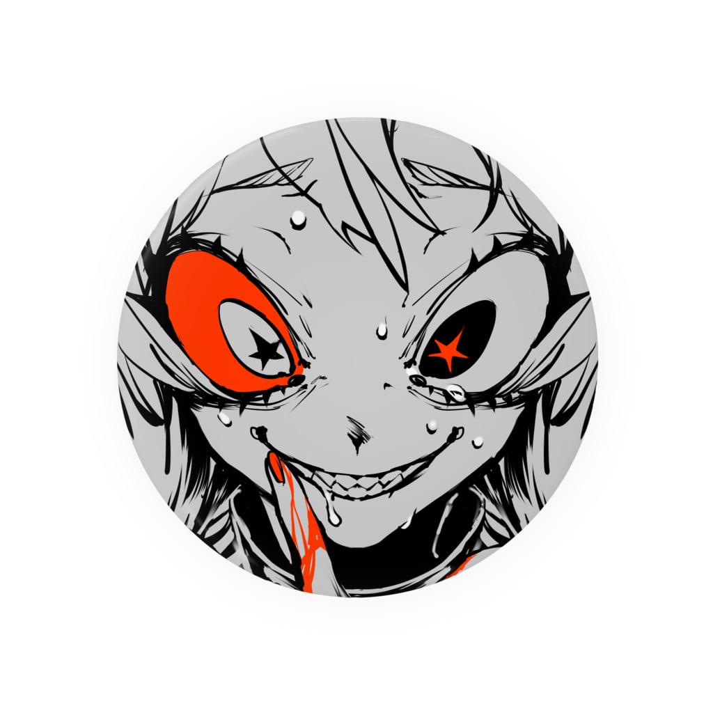 いたいちゃん Tin Badge By ほろびのうた Horobinouta Suzuri