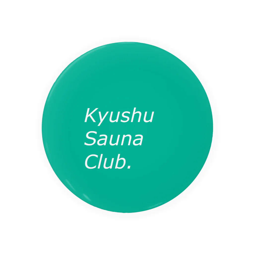 九州サウナ倶楽部のKyushu Sauna Club  Green 缶バッジ