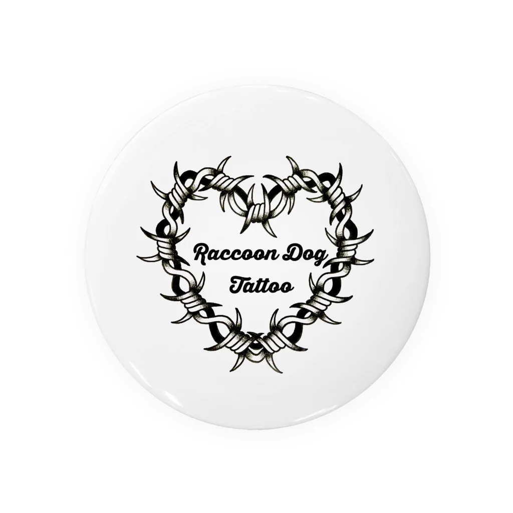 RaccoonDogTattooの有刺鉄線ver Tin Badge