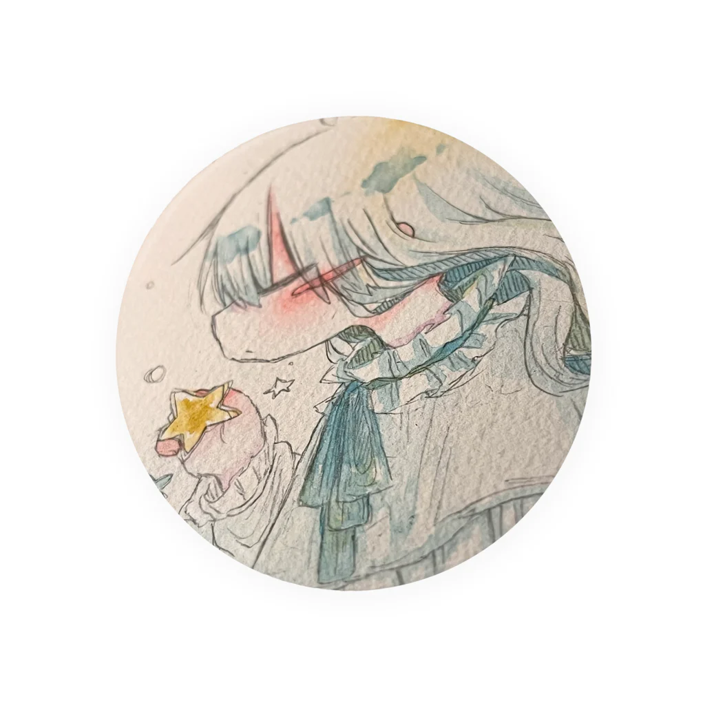 針山内臓のゆきと人魚 Tin Badge