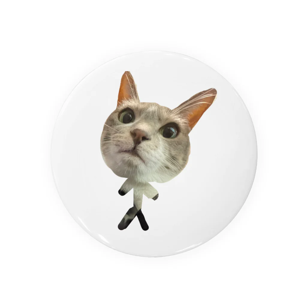 自粛のうちの猫かわいい Tin Badge