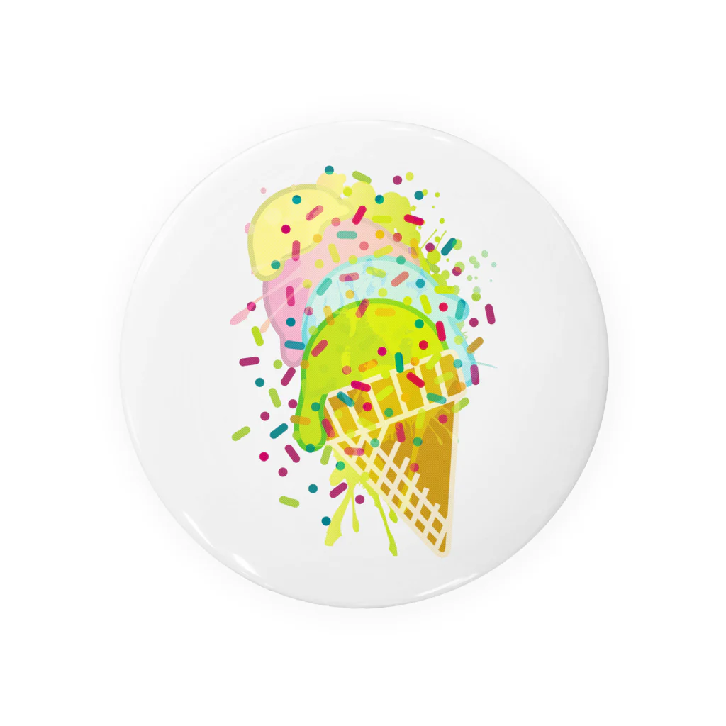 AURA_HYSTERICAのIce_Cream Tin Badge