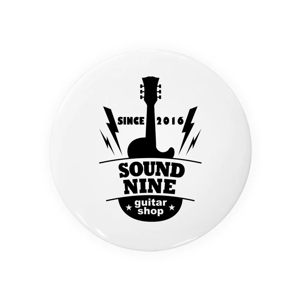 Guitarshop SOUNDNINE のサウンドナインロゴ 缶バッジ