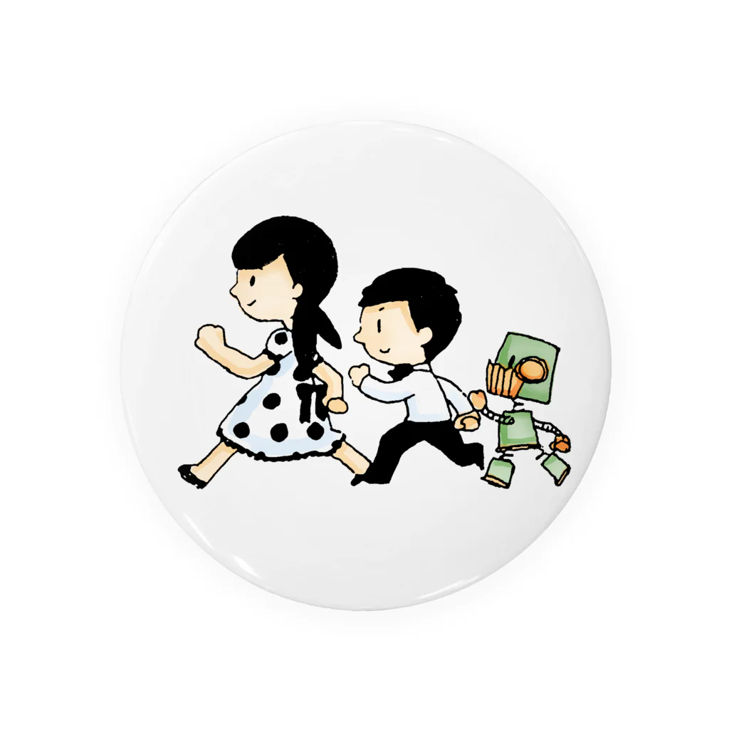 やかんのjibunyou  Tin Badge