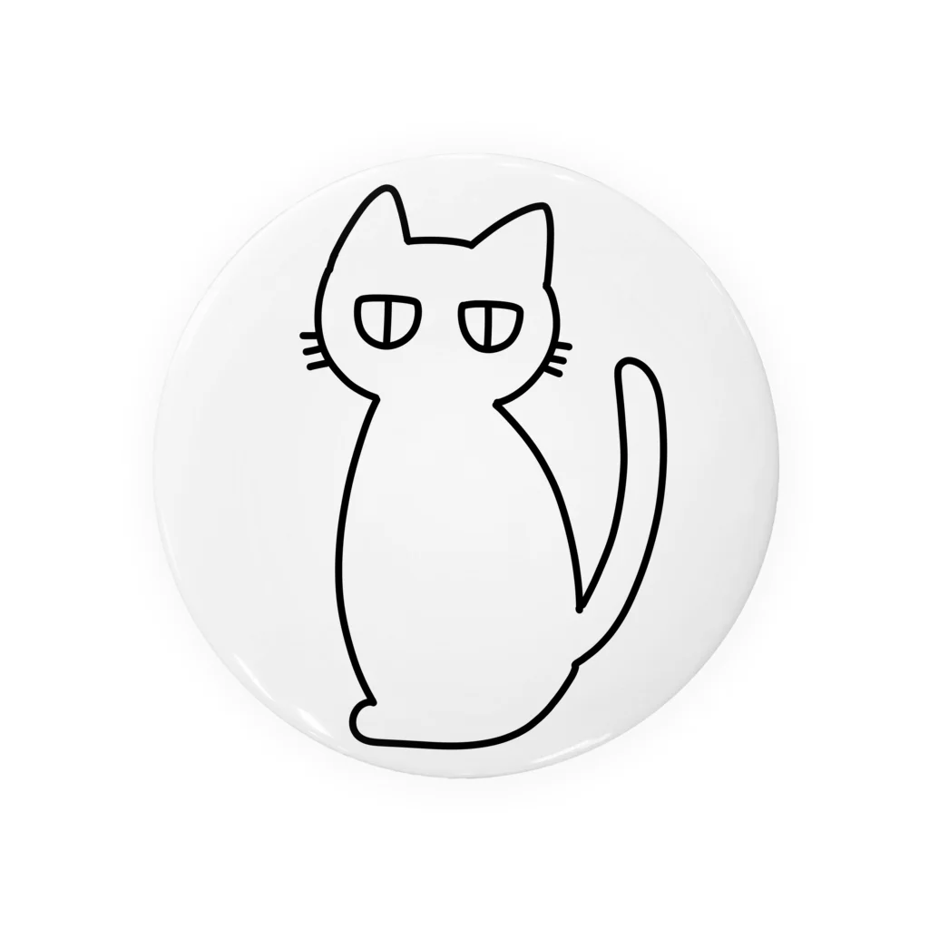 しょうもなショップのジト目猫 Tin Badge