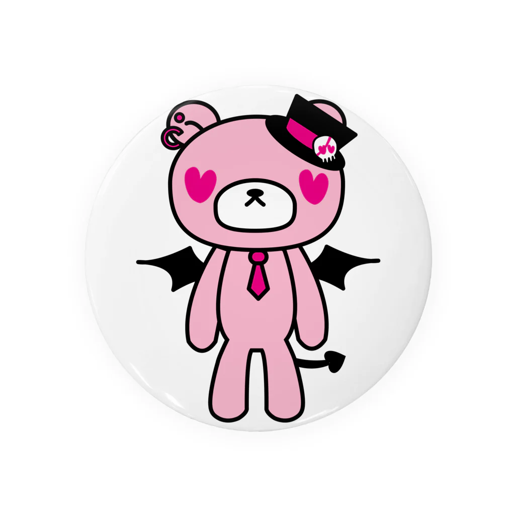 sabotenro9のpiNk bEaR Tin Badge