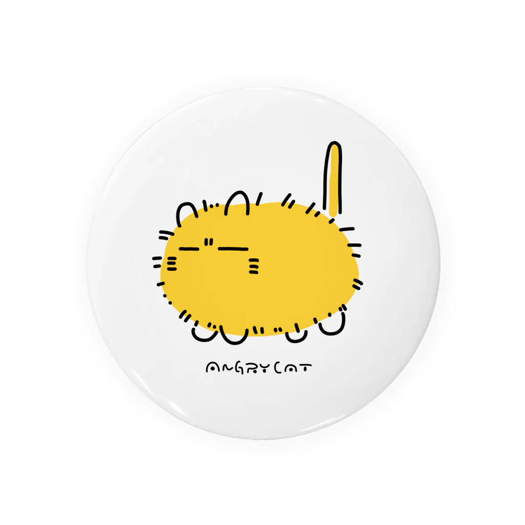 めんづくりのANGRY CAT(tin badge) Tin Badge