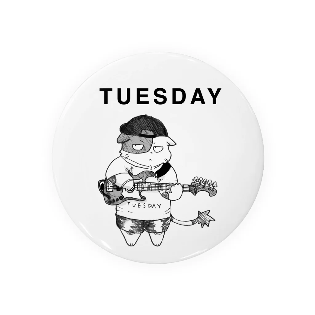 gabonのTUESDAY Tin Badge