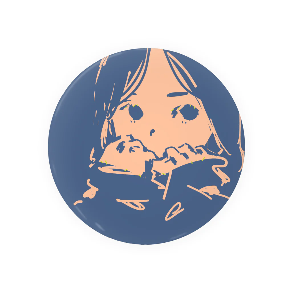 わたあめ食堂の毛玉ちゃん Tin Badge