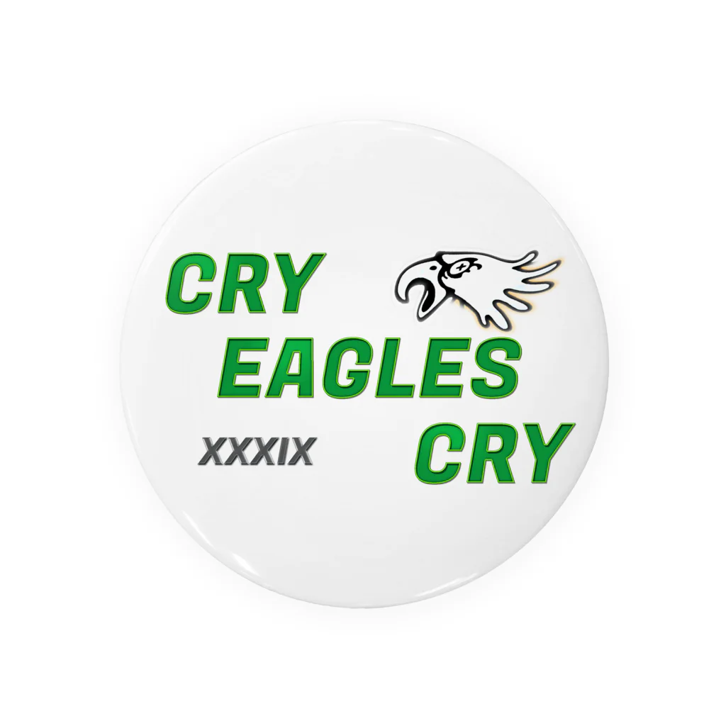 AAアメフトのcry eagles cry Tin Badge