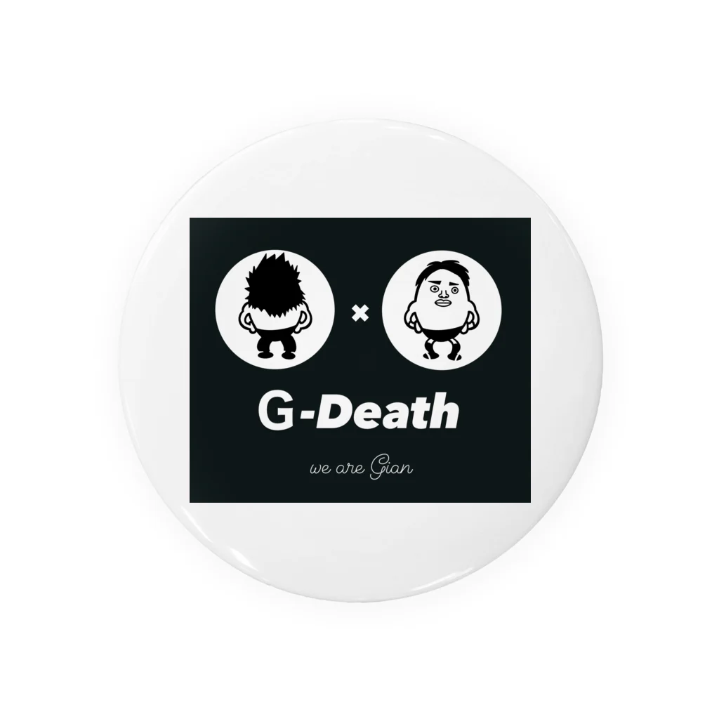 G-DeathのG-Deathタッグブラック 缶バッジ