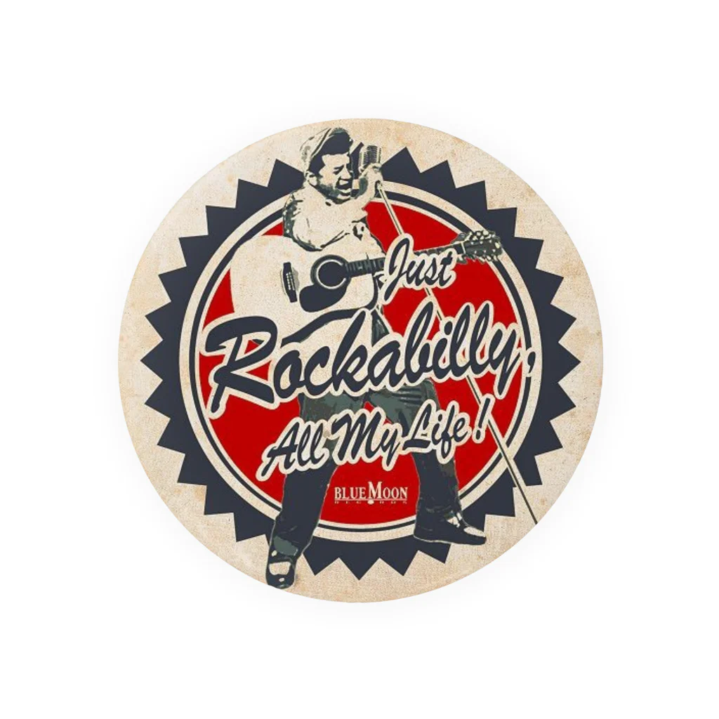 Rockabilly_Mの目玉はクッション 缶バッジ