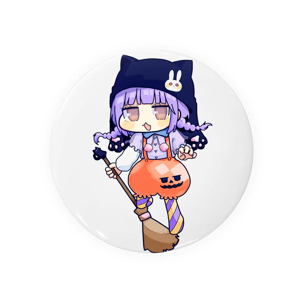 かげこ☠️💜のハロウィンかげこ Tin Badge