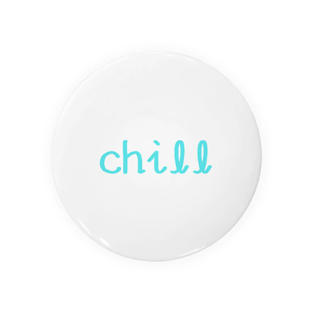 risachillのchillな日常を楽しむ。みずいろ Tin Badge