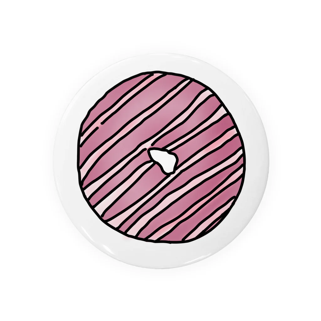 美味しいもの屋さんのピンクドーナツ🍩 Tin Badge