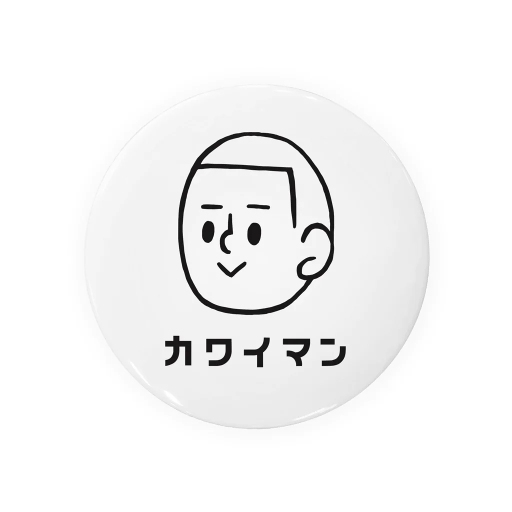 いくら企画のカワイマン Tin Badge