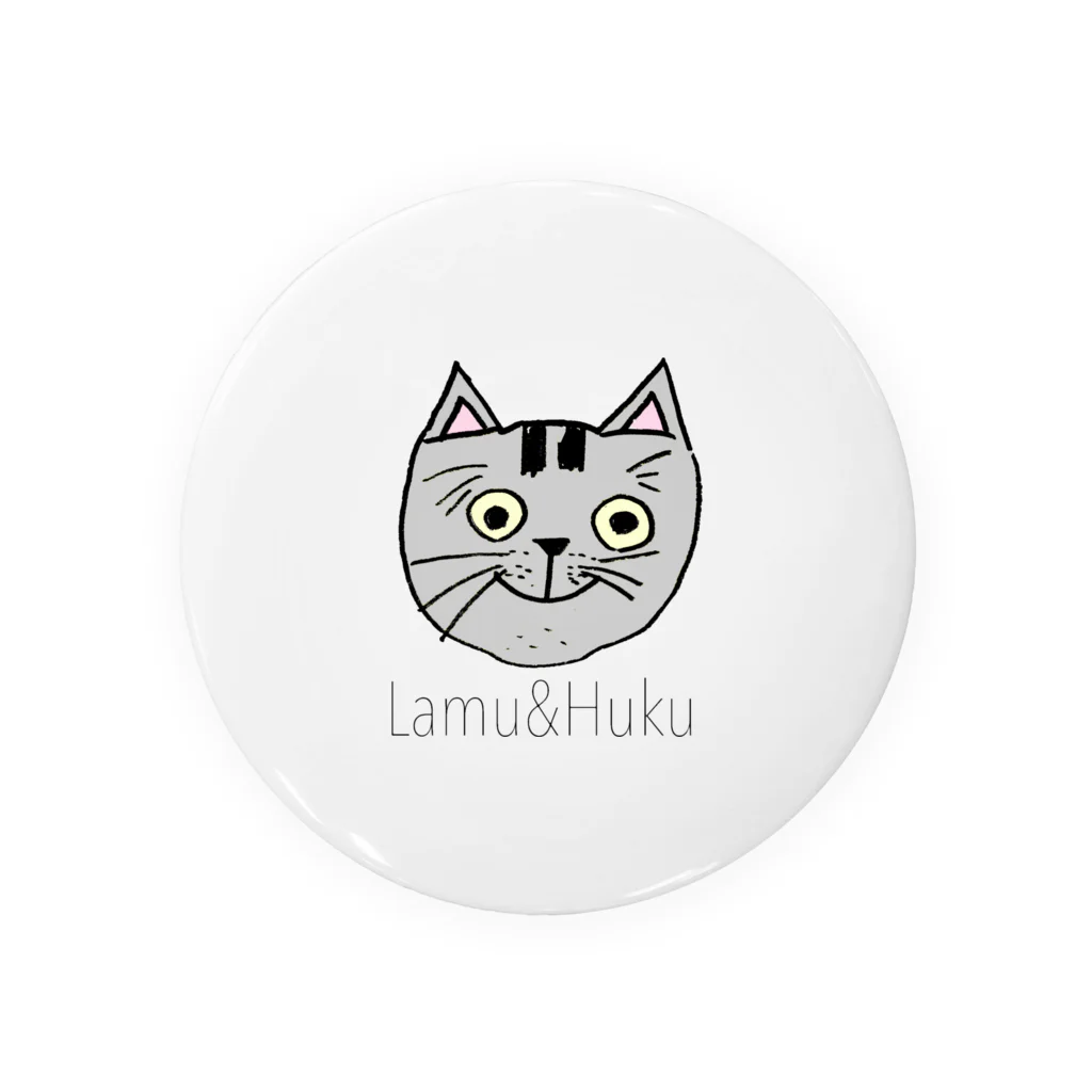 Lamu&Hukuのラム君とフクちゃん Tin Badge