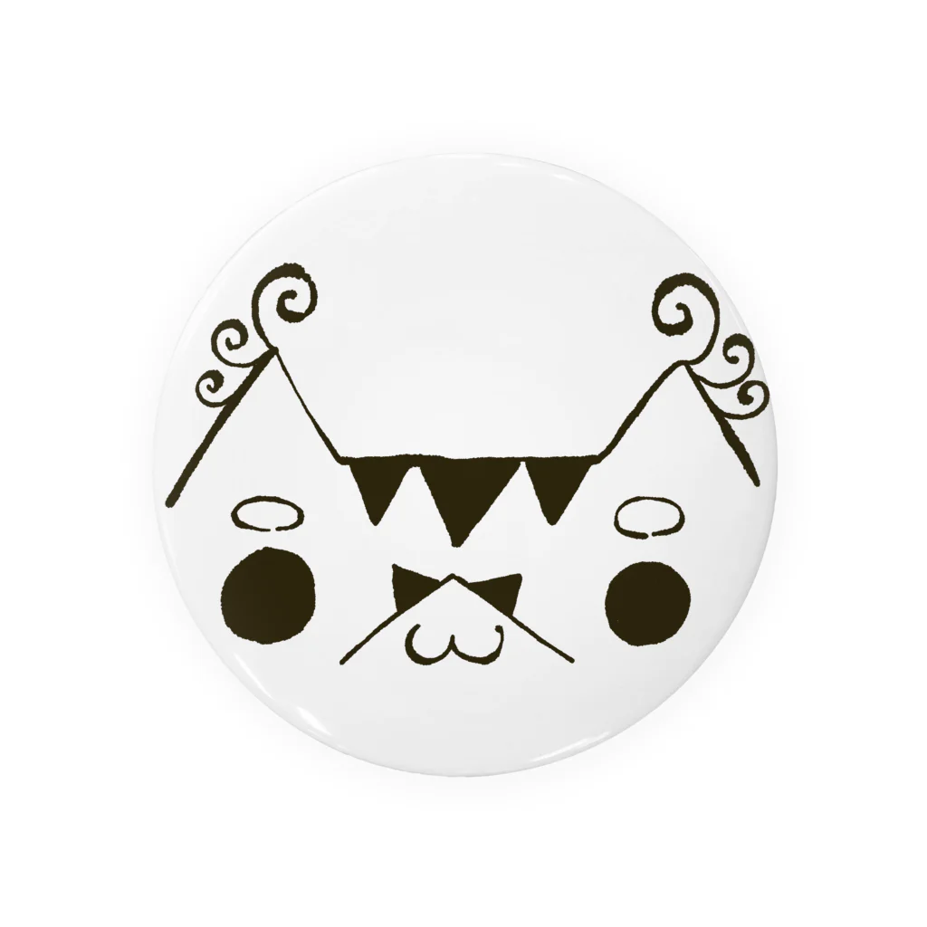 麟童ましゅ🐈🌟🎨Vcreatorの顔文字おちちょ Tin Badge