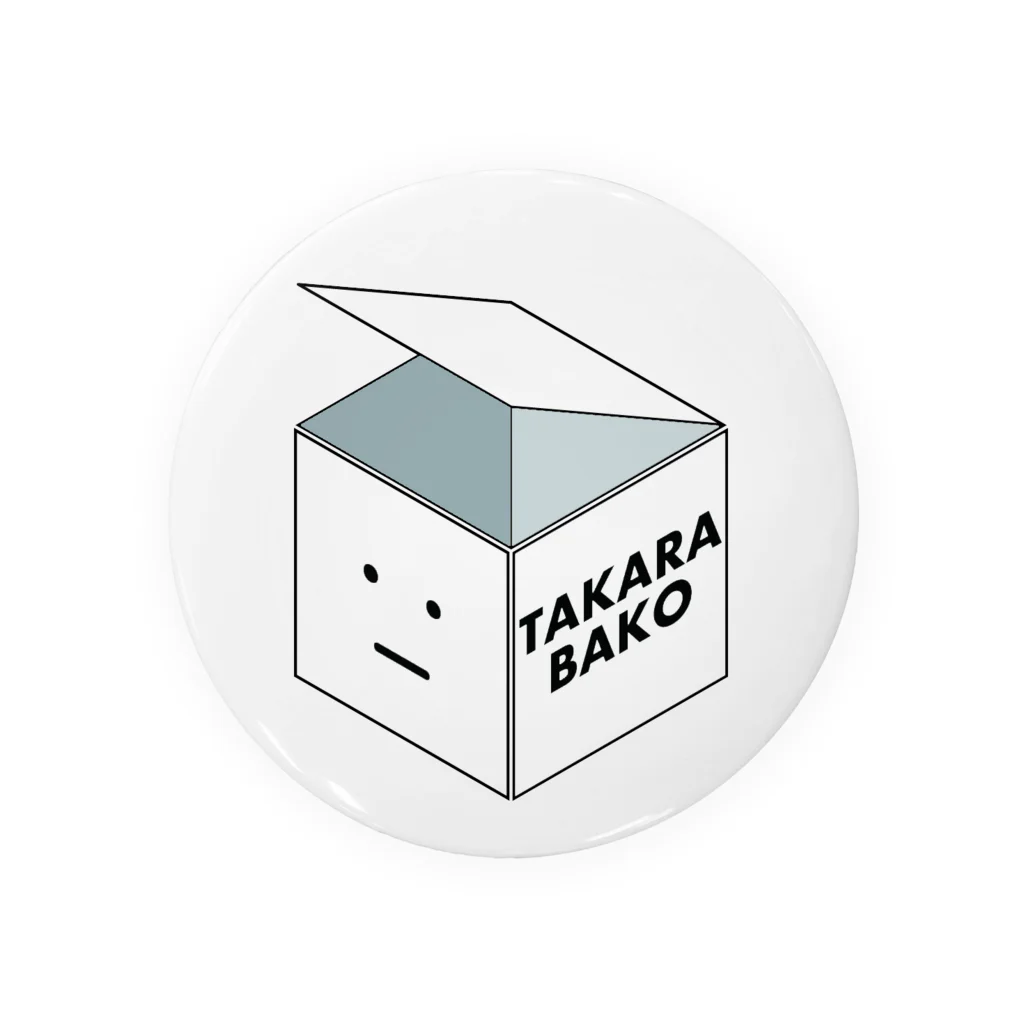 TAKARABAKOのTAKARABAKOの缶バッジ Tin Badge