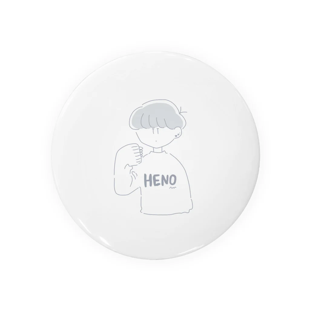 へんこのHENO Tin Badge