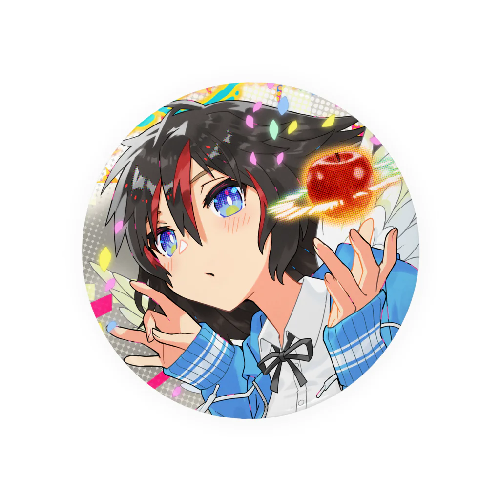 WilGato x MEGAMI ShopのYagami Ryuka - MEGAMI #02596 Merch Tin Badge