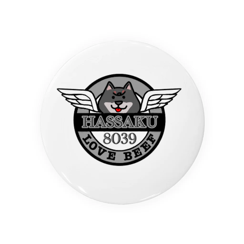 momokarubiの柴犬はっさく　LOVE BEEF Tin Badge