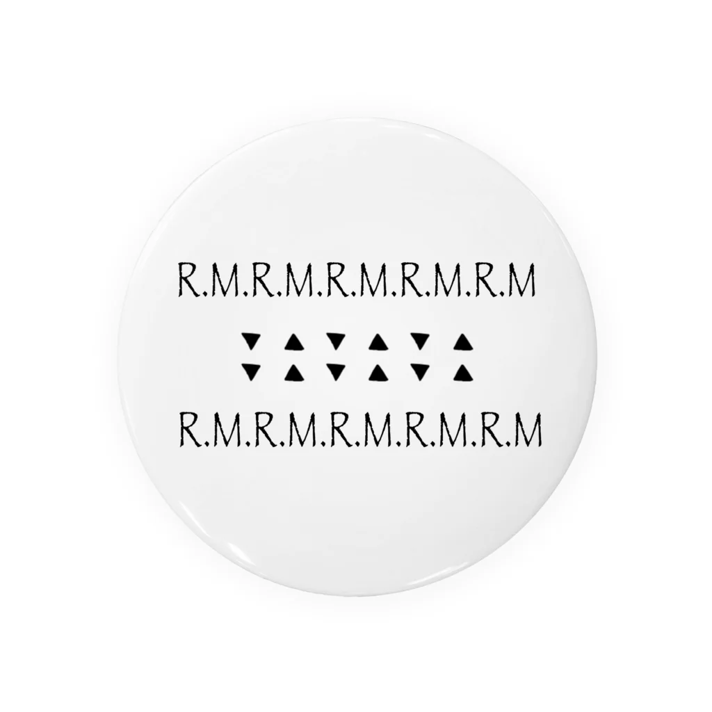 R.M_shopのR.Mロゴ Tin Badge