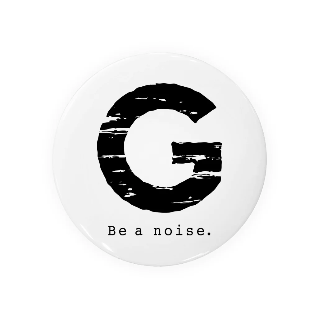 noisie_jpの【G】イニシャル × Be a noise. Tin Badge