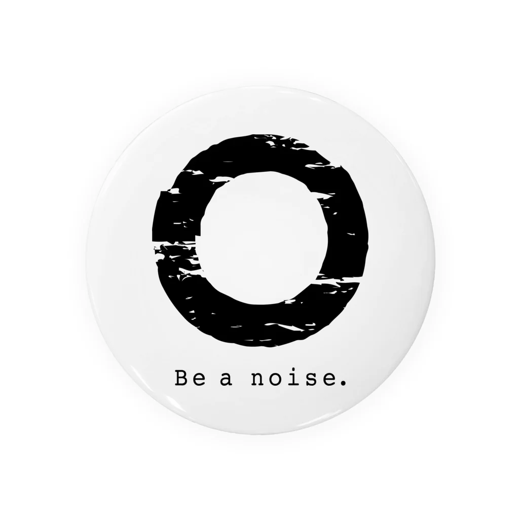 noisie_jpの【O】イニシャル × Be a noise. Tin Badge