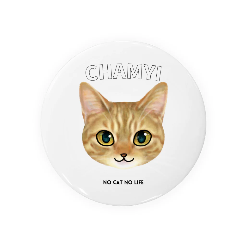 猫のイラスト屋さんのchamyi Tin Badge