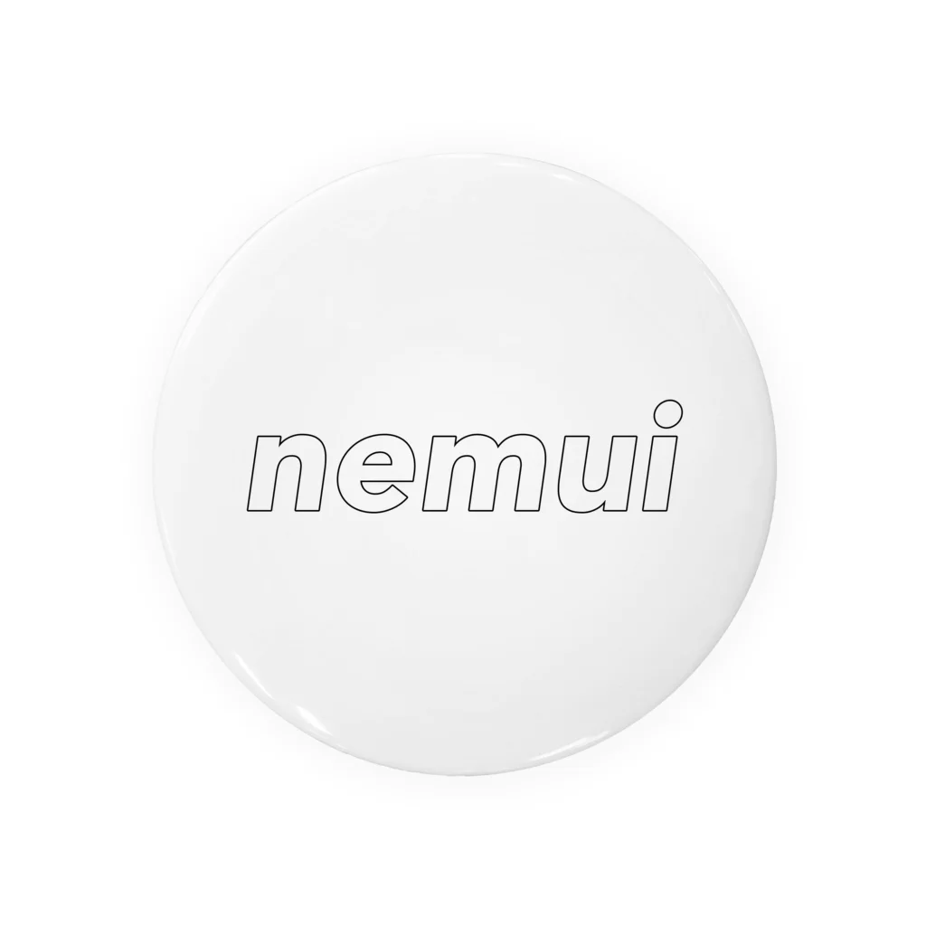 umoly goodsのnemui Tin Badge