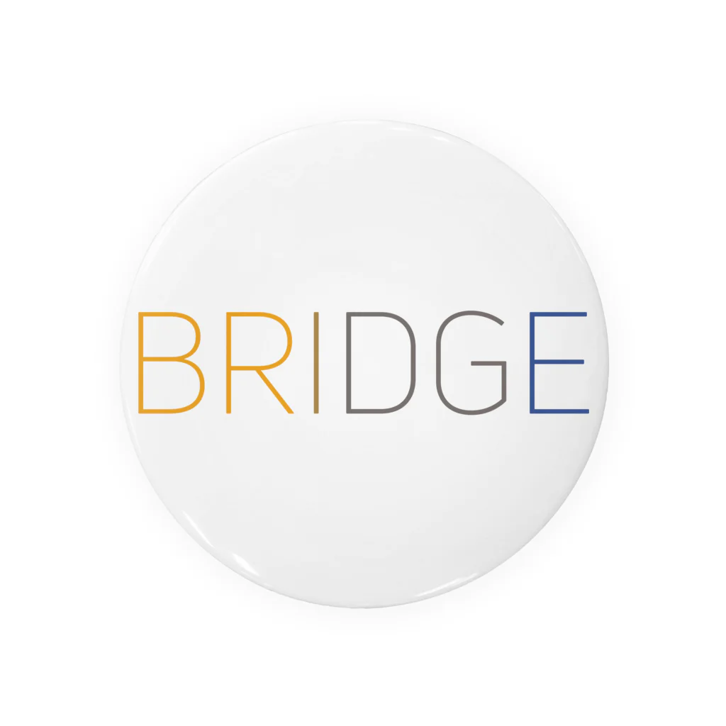 BRIDGE【ブリッジ】公式ショップのBRIDGEロゴ 缶バッジ