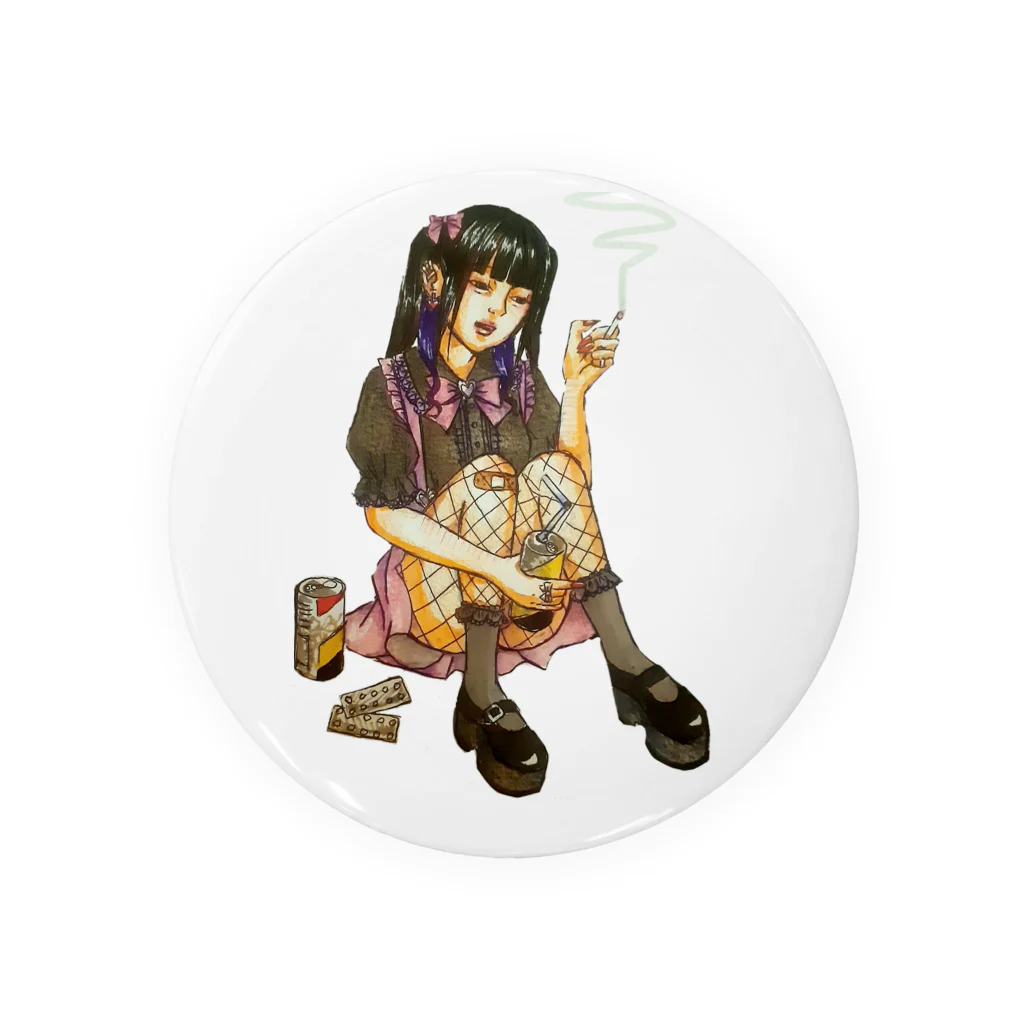 AKZの不幸な女2 Tin Badge