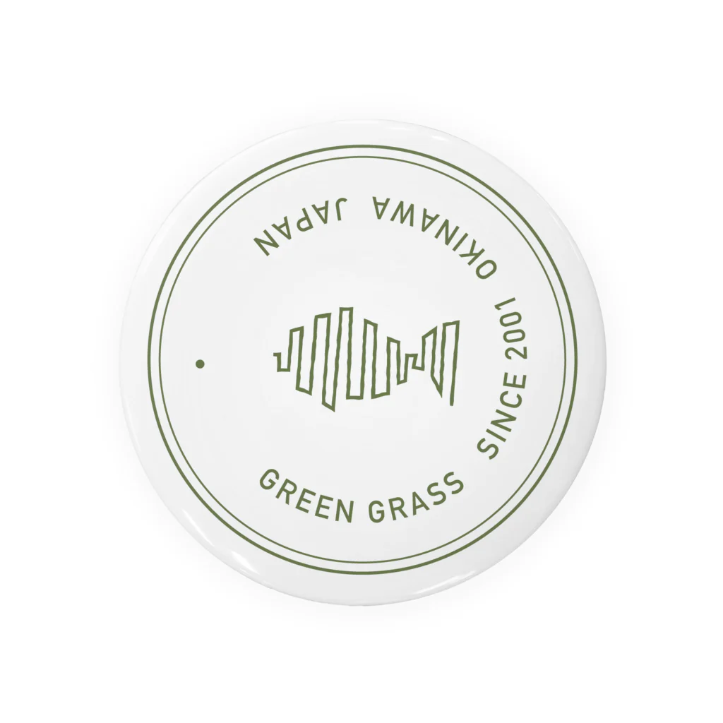 沖縄ダイビングショップ GreenGrassの缶バッジ Tin Badge
