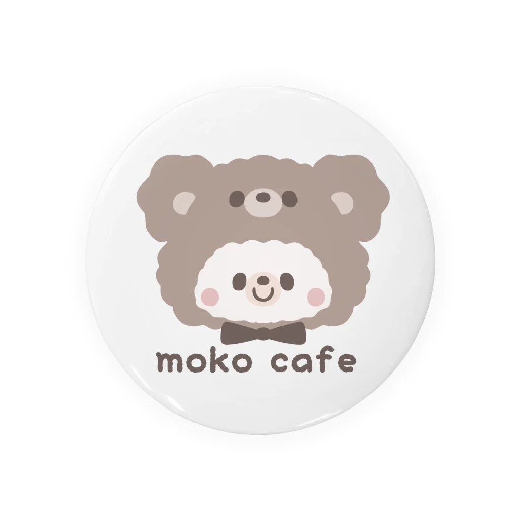 sayamoko_shopのしろくまモコちゃんイラストグッズ（アップ） Tin Badge