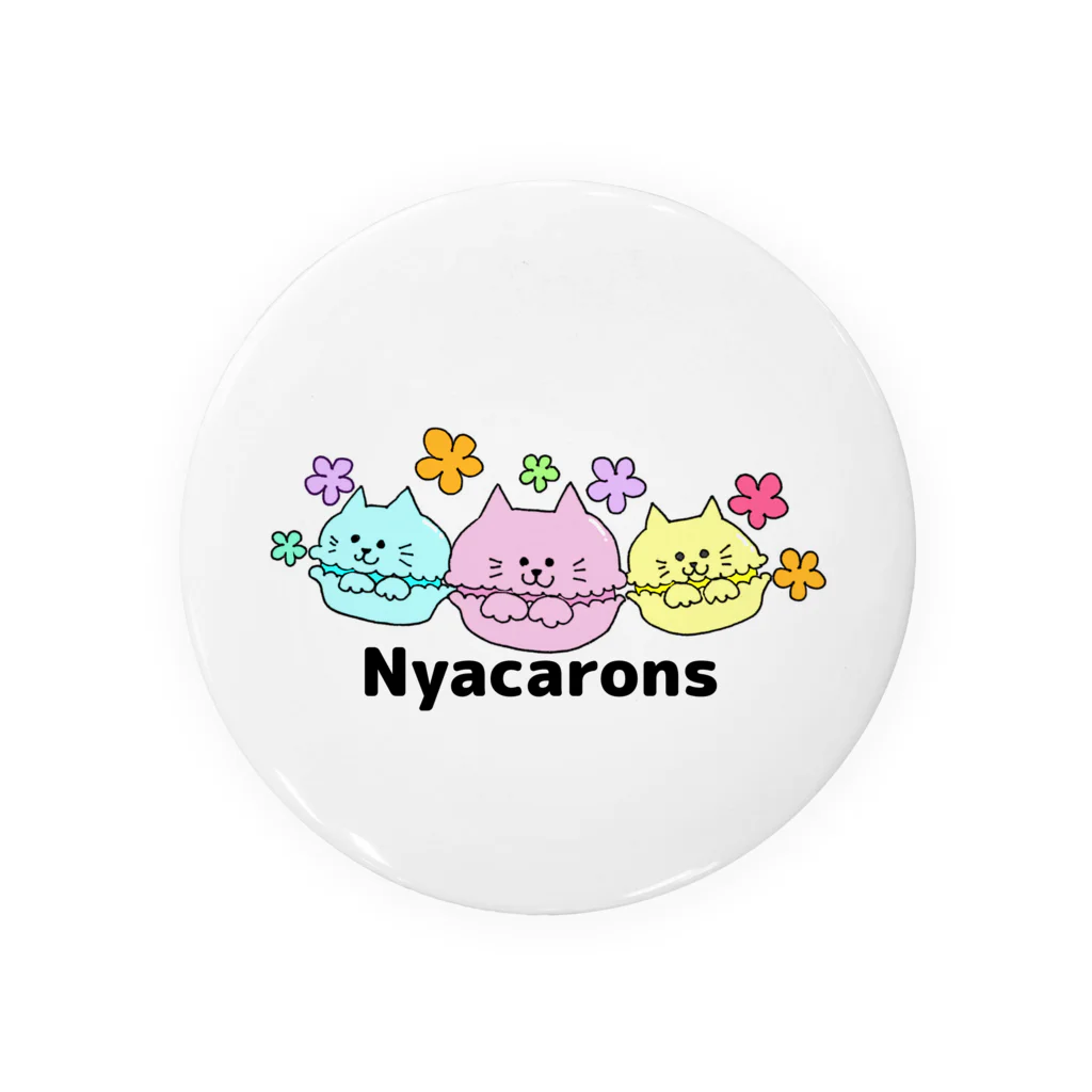 猫のこふくのWe are Nyacarons! Tin Badge