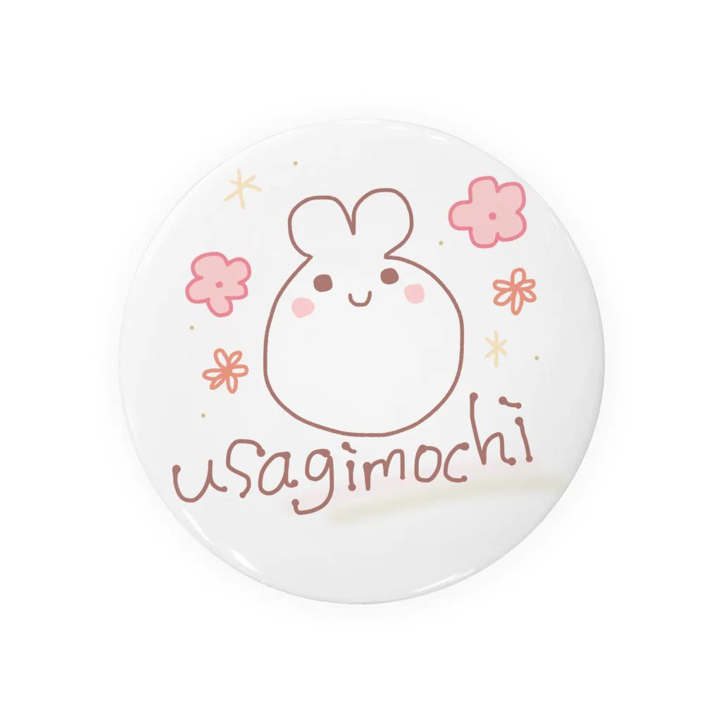 ♬もこもこほわほわeimyのおみせ♡のusagimochi Tin Badge