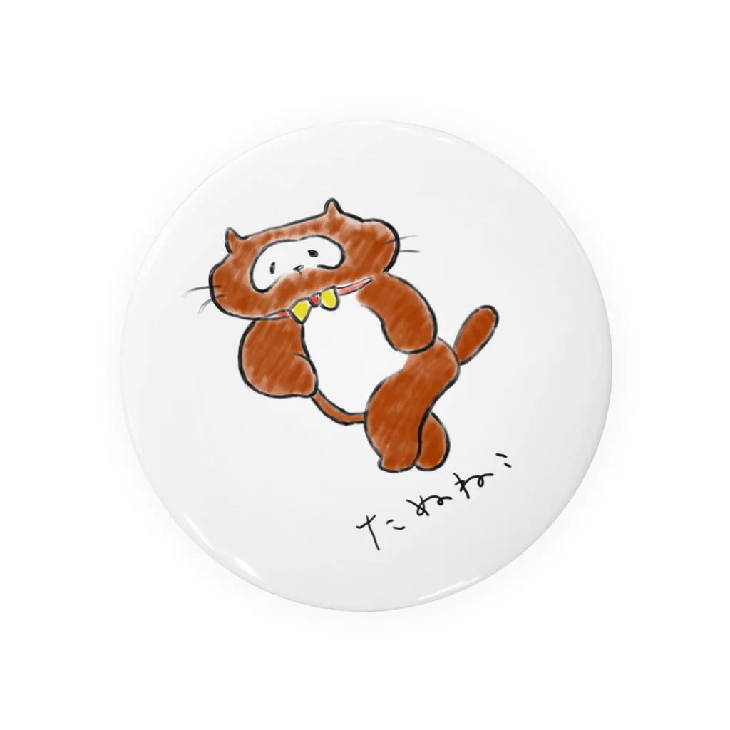 猫力(CAT POWER)のたぬねこ１ Tin Badge