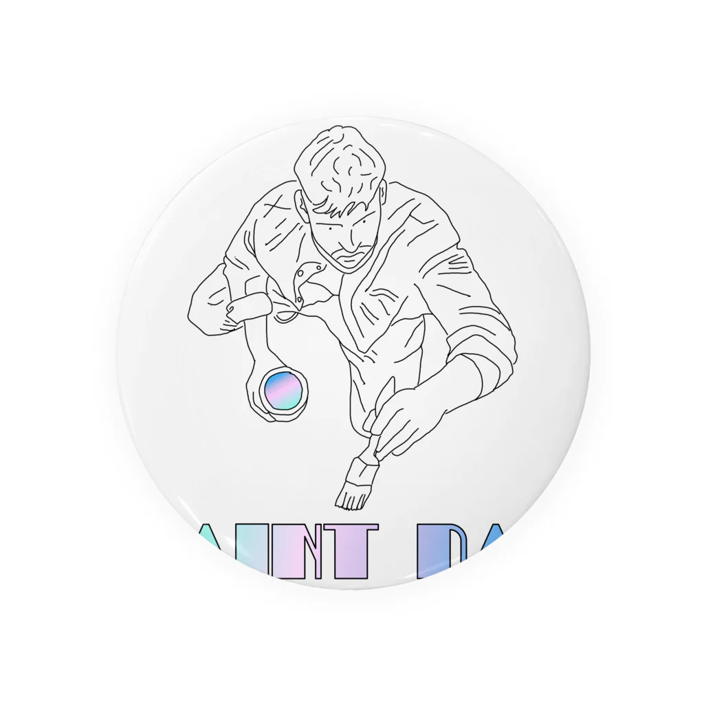 ブリコジのPAINT DAY Tin Badge